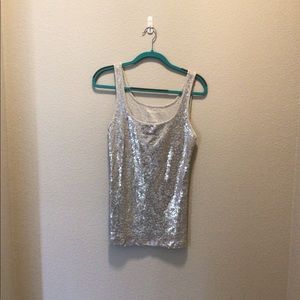 Like New Old Navy Sequin Tank Top